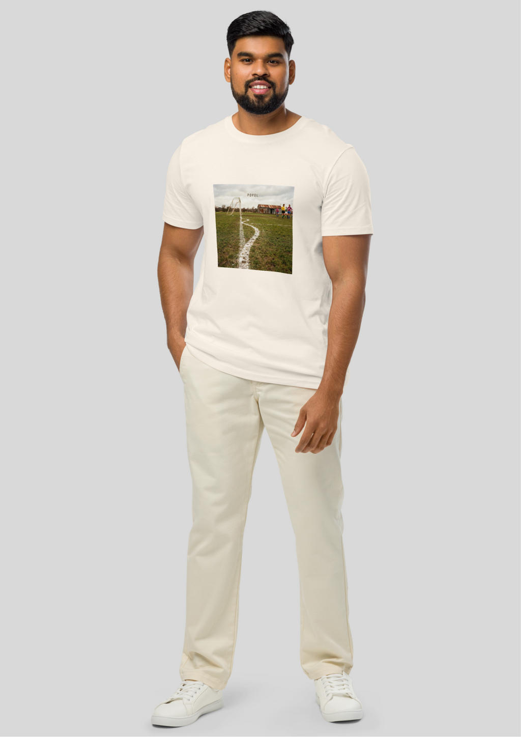 Scheef gekalkt t-shirt